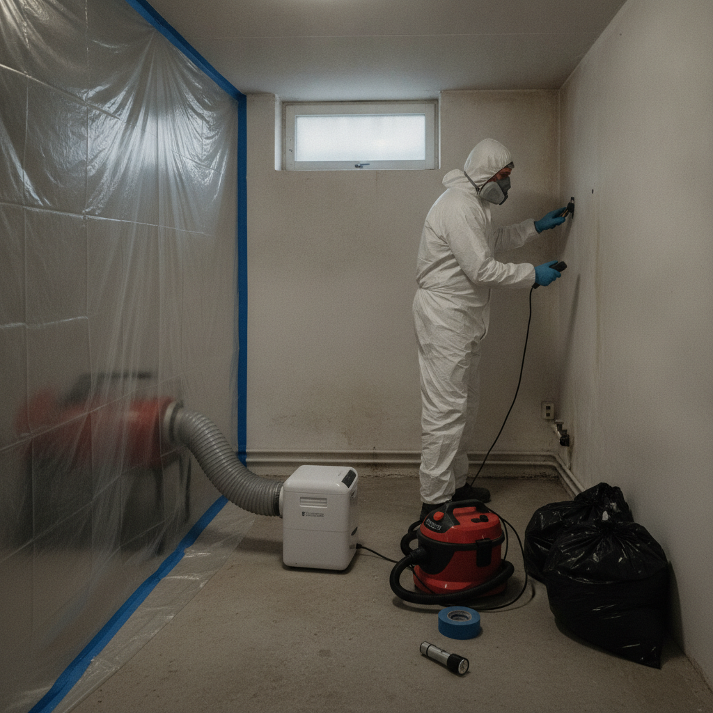 skimmelsanering, skimmelsvamp, fugt, fugtskade, fugtmåling, årsagsanalyse, indeklima, kælder, indendørs, parcelhus, dansk bolig, affugter, undertryk, afskærmning, plastikafdækning, hepa støvsuger, sanering, renovering, sikkerhed, beskyttelsesdragt, byggestøv, professionel, pris, tilbud, hus, bolig, håndværker
