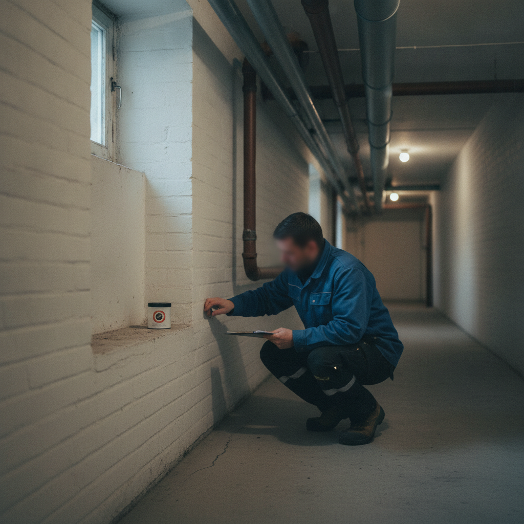 radonekspert, radonmåling, sporfilm, dosimeter, indeklima, sundhed, fælles ansvar, bestyrelse, andelsboligforening, etageejendom, kælder, indendørs, kælderrum, beton, revner, rørgennemføring, ventilation, måleplan, fyringssæson, dokumentation, vedligeholdelse, hus, bolig, håndværker, pris, tilbud