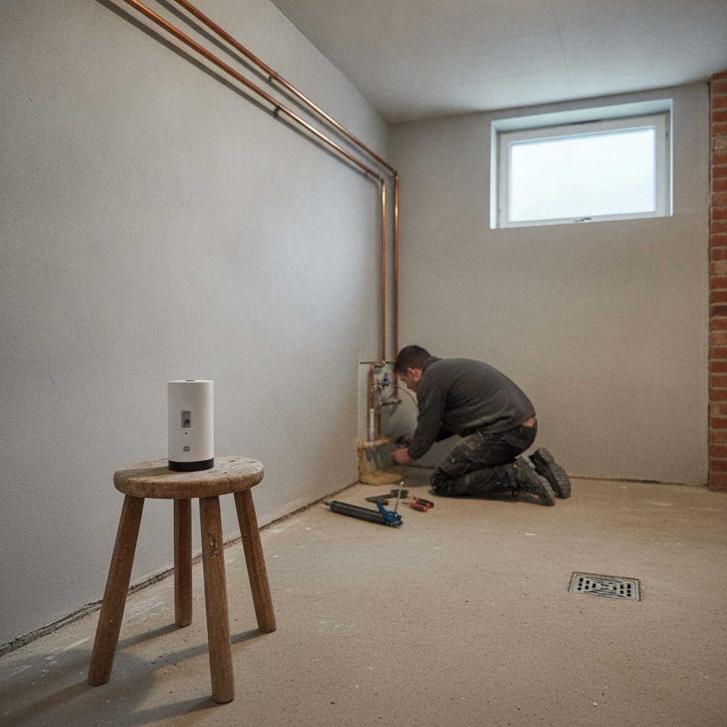 bygningsrådgiver, radon, radonmåling, sporfilm, radontest, kælder, krybekælder, indendørs, parcelhus, betongulv, revner i gulv, tætning, fugemasse, rørgennemføring, ventilation, radonsikring, radonsug, indeklima, renovering, vinterlys, professionel, hus, bolig, håndværker, pris, tilbud