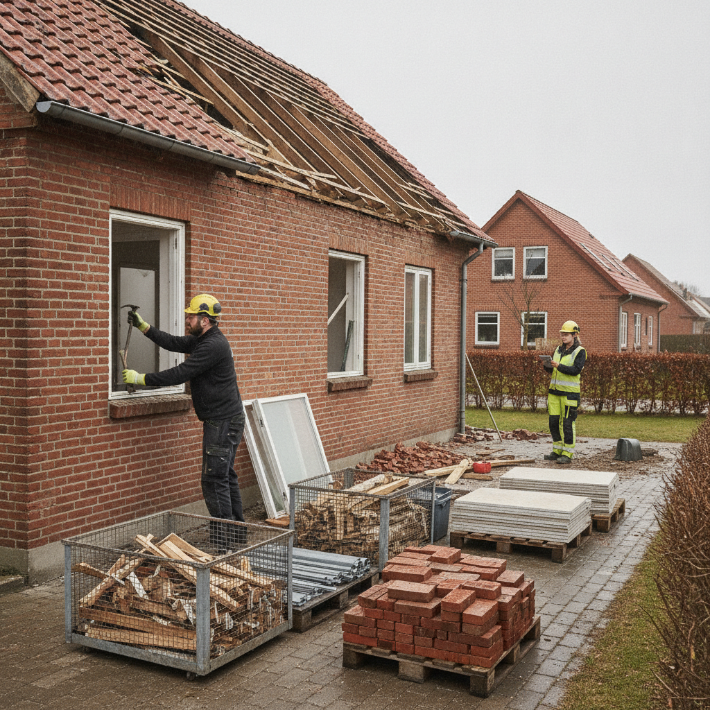 Hvad betyder selektiv nedrivning for affaldsanmeldelsen?